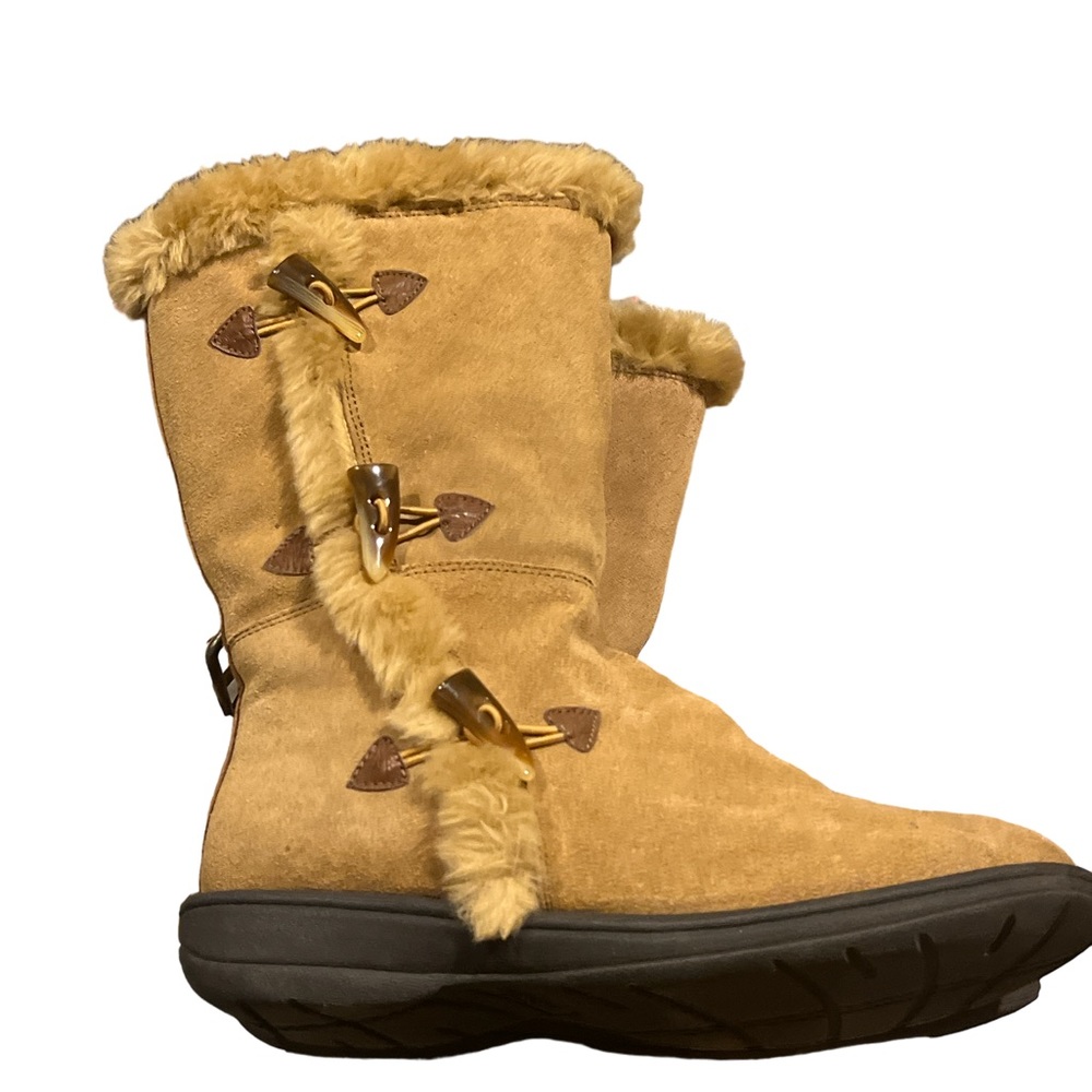 Tan Fur Boots Women’s Size 10